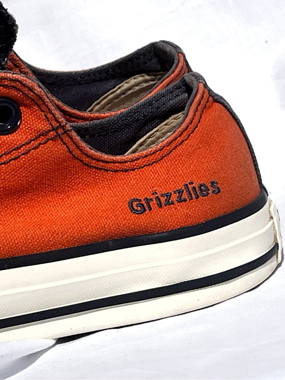 Custom Converse All Star Memphis Grizzlies Low Top Sneakers Rare 6M 8W - Picture 3 of 11